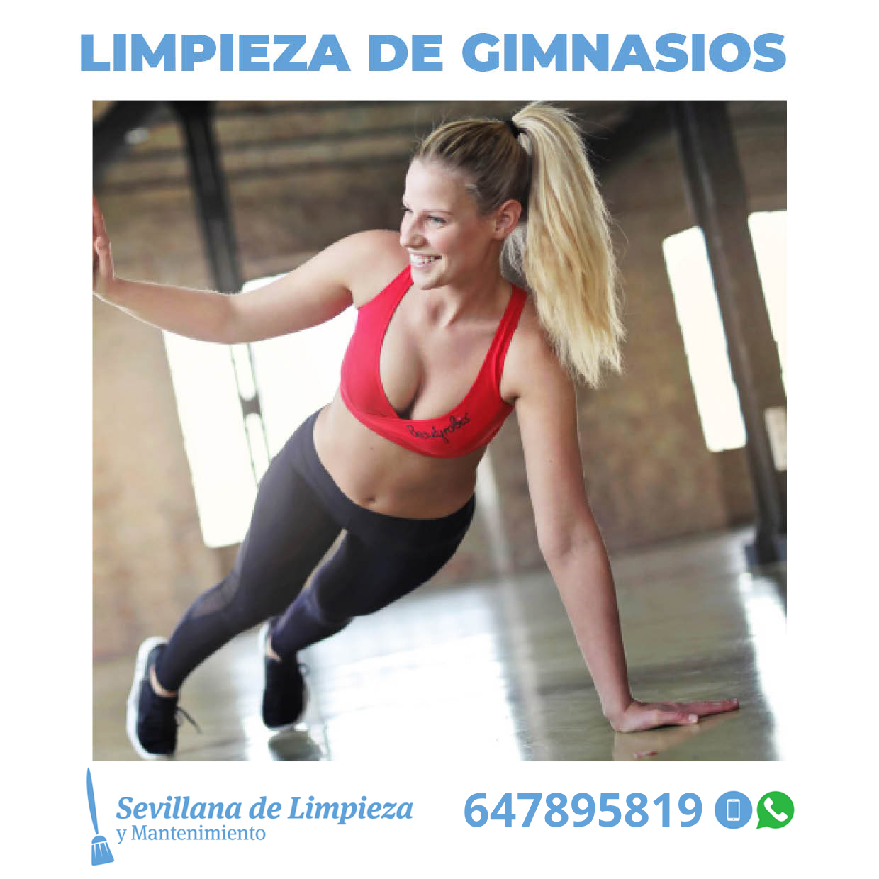 Servicios profesionales de limpieza de gimnasios en Sevilla